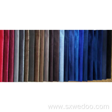 Knitted Polyester Italian Velvet Sofa Upholstery Fabric